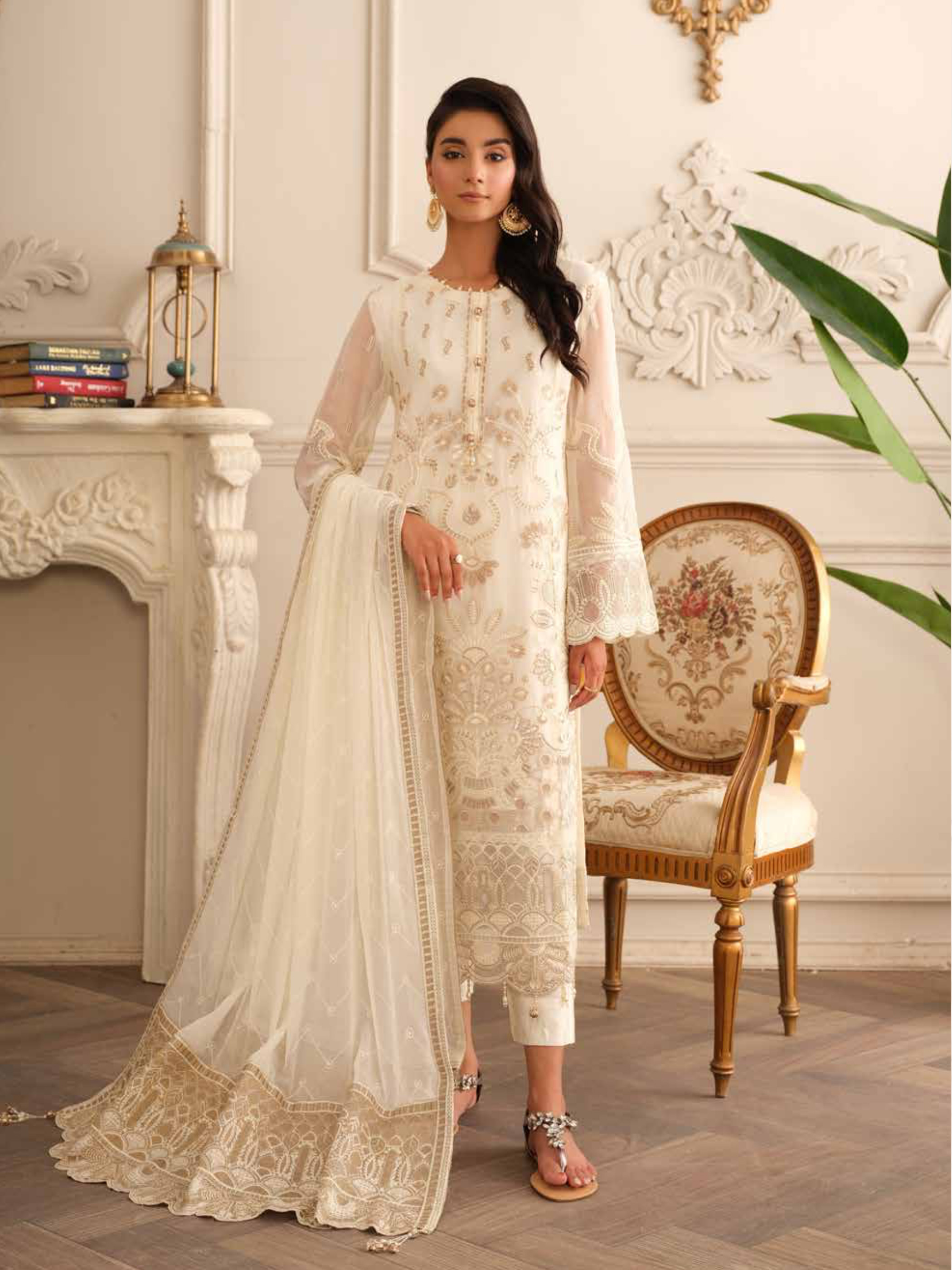 নূর’স গুলমিনা লাক্সারি শিফন – ০৮ | প্রিমিয়াম পাকিস্তানি ডিজাইনার কালেকশন